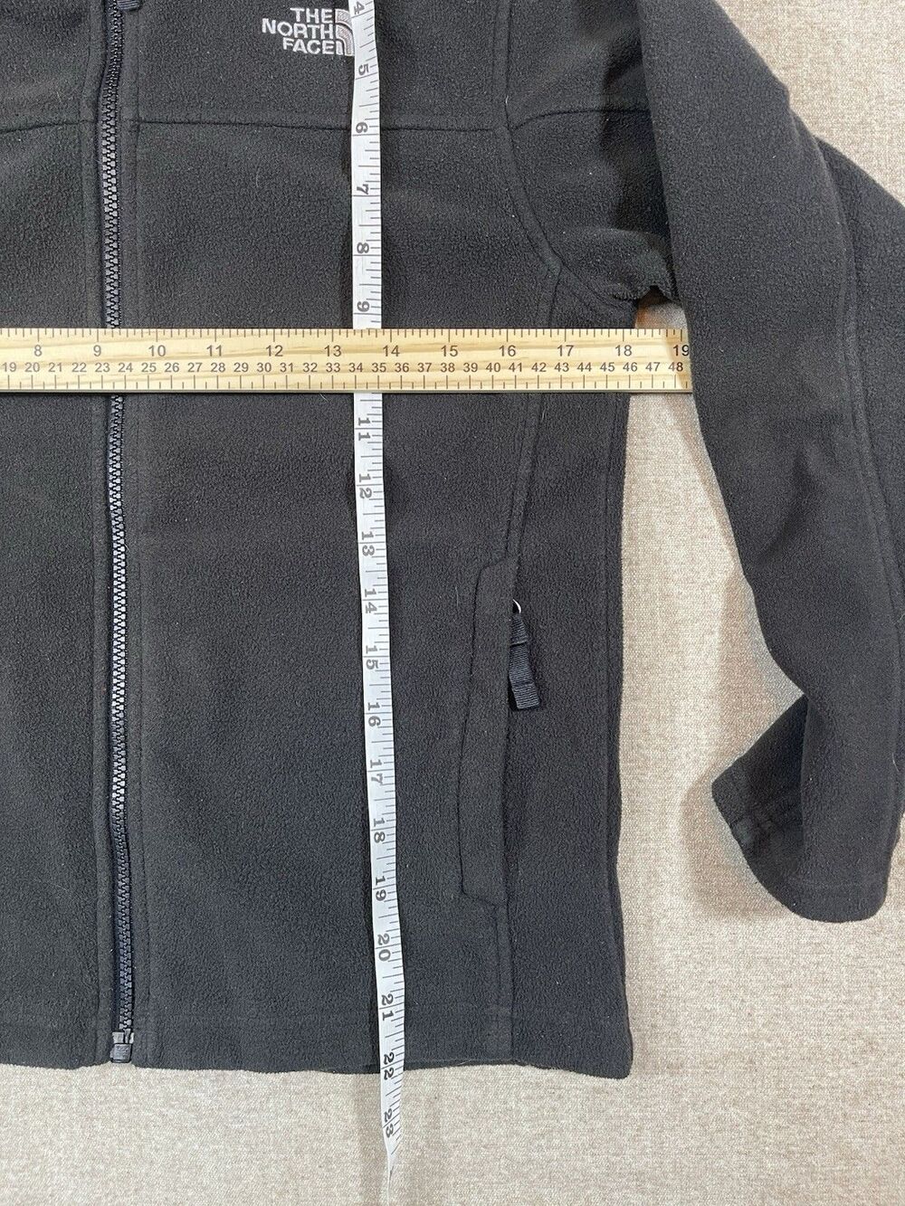 The North Face Fleece Jacket Black T201 Size Youth M Medium (10-12) Casual Warm - Picture 6 of 9